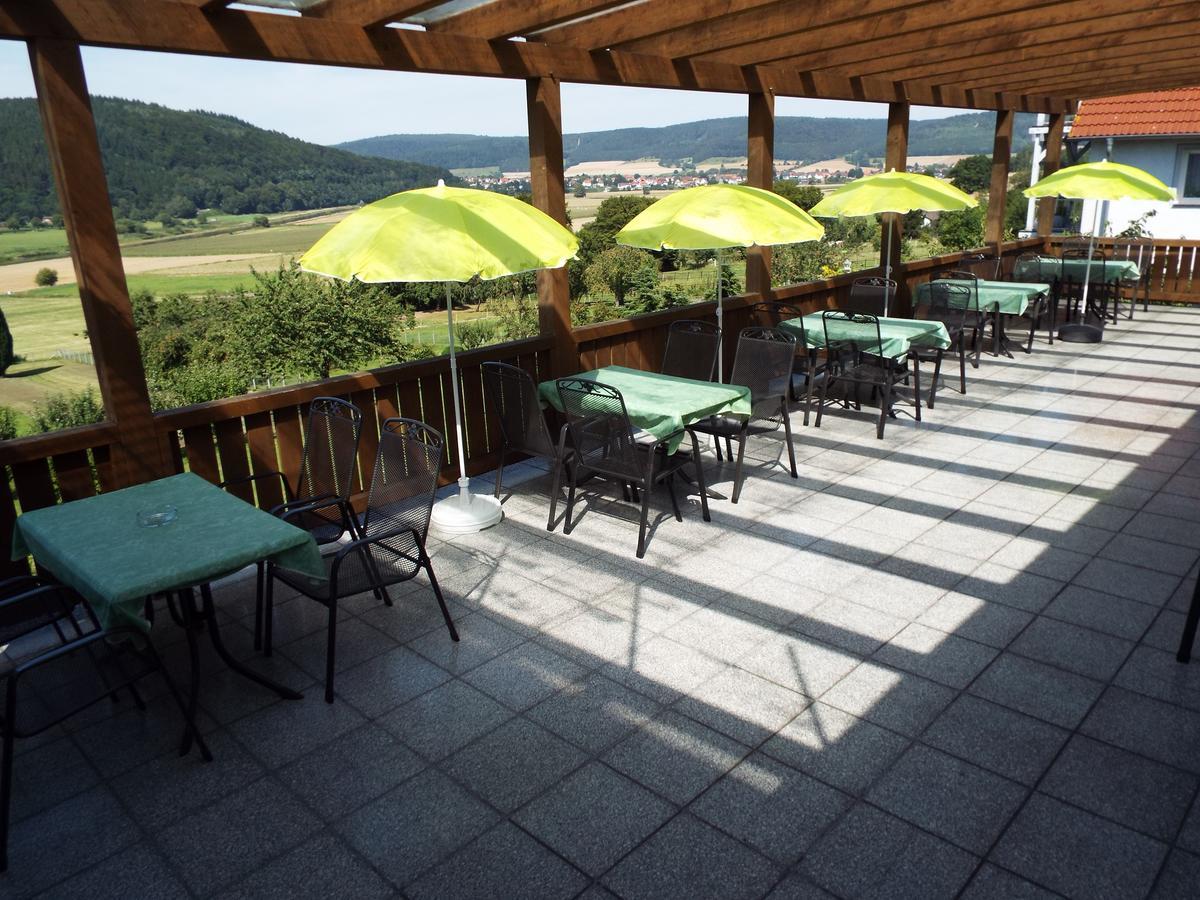 Hotel Garni Zum Reinhardswald Gewissenruh エクステリア 写真